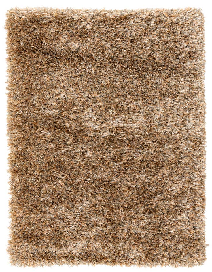 Detail image of  3' 1 x 5' 5  Hand Knotted Solid Shag Oriental Rug