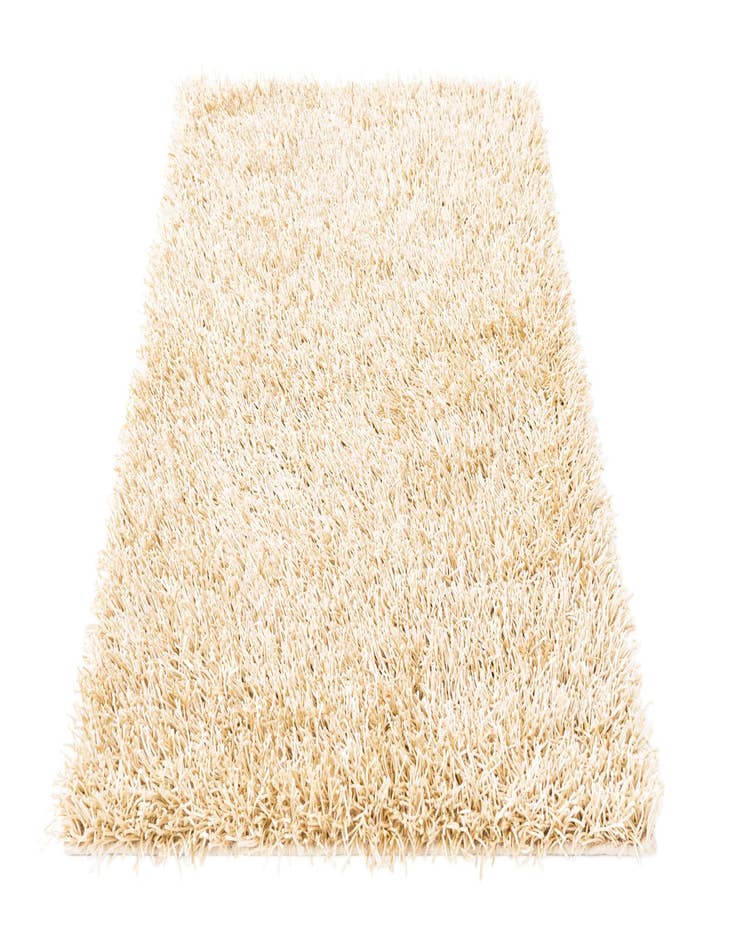 Detail image of  3' 2 x 5' 4  Hand Knotted Solid Shag Oriental Rug