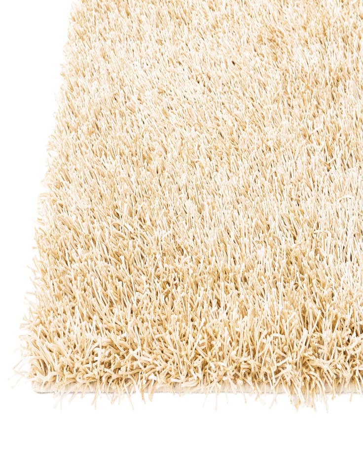 Detail image of  3' 2 x 5' 4  Hand Knotted Solid Shag Oriental Rug