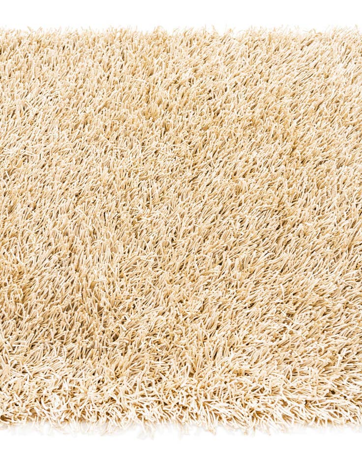 Detail image of  3' 2 x 5' 4  Hand Knotted Solid Shag Oriental Rug