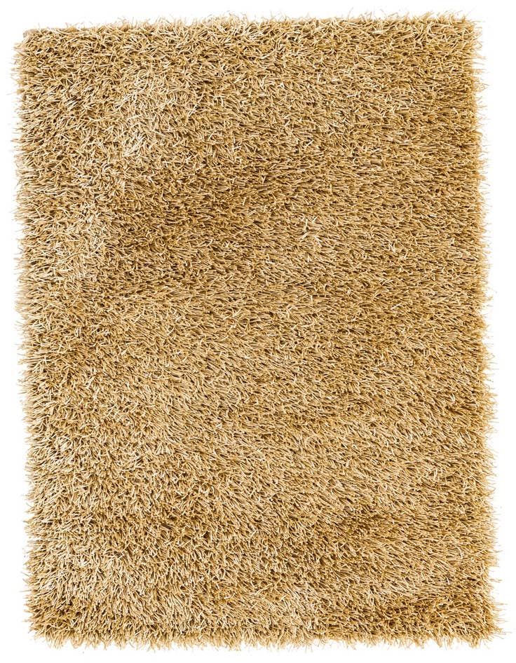 Detail image of  3' 2 x 5' 4  Hand Knotted Solid Shag Oriental Rug