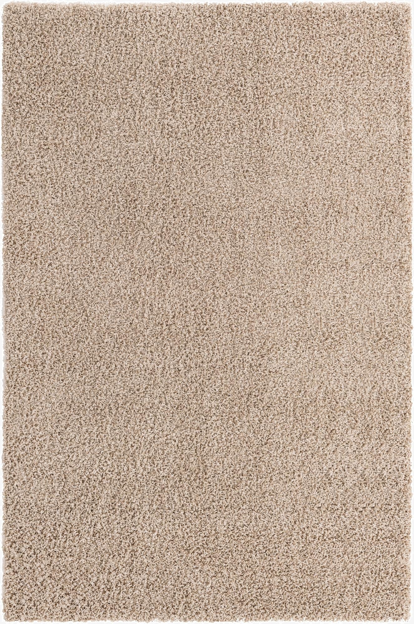  4' x 6' Solid Shag Rug