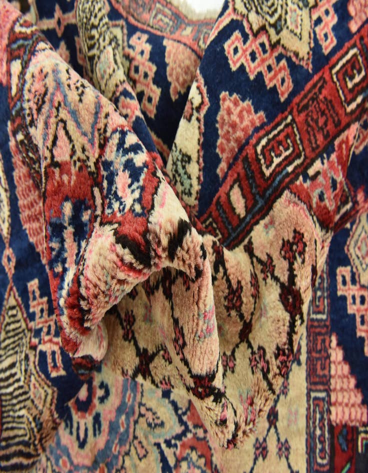 Detail image of 5' x 9' 4 Hand Knotted Songhor Persian Wool Rug