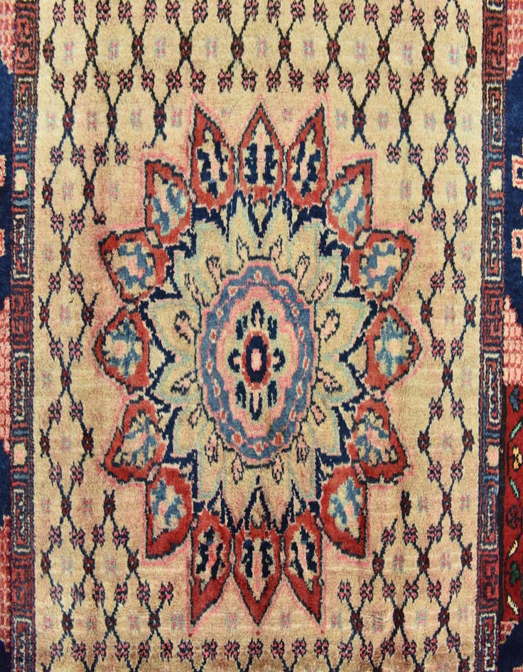 Detail image of 5' x 9' 4 Hand Knotted Songhor Persian Wool Rug