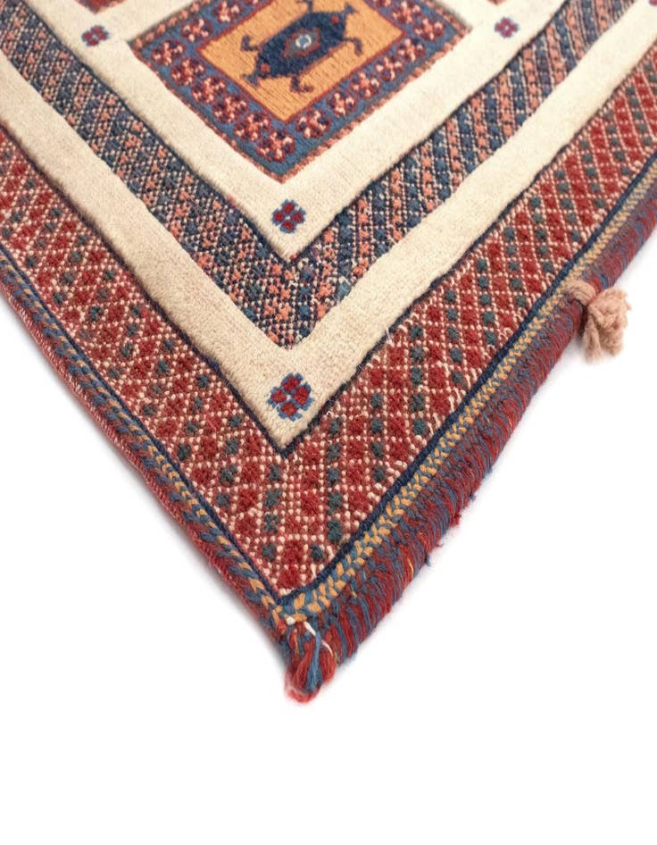 Detail image of 3' 5 x 5' 2 Sumak Kilim Rug