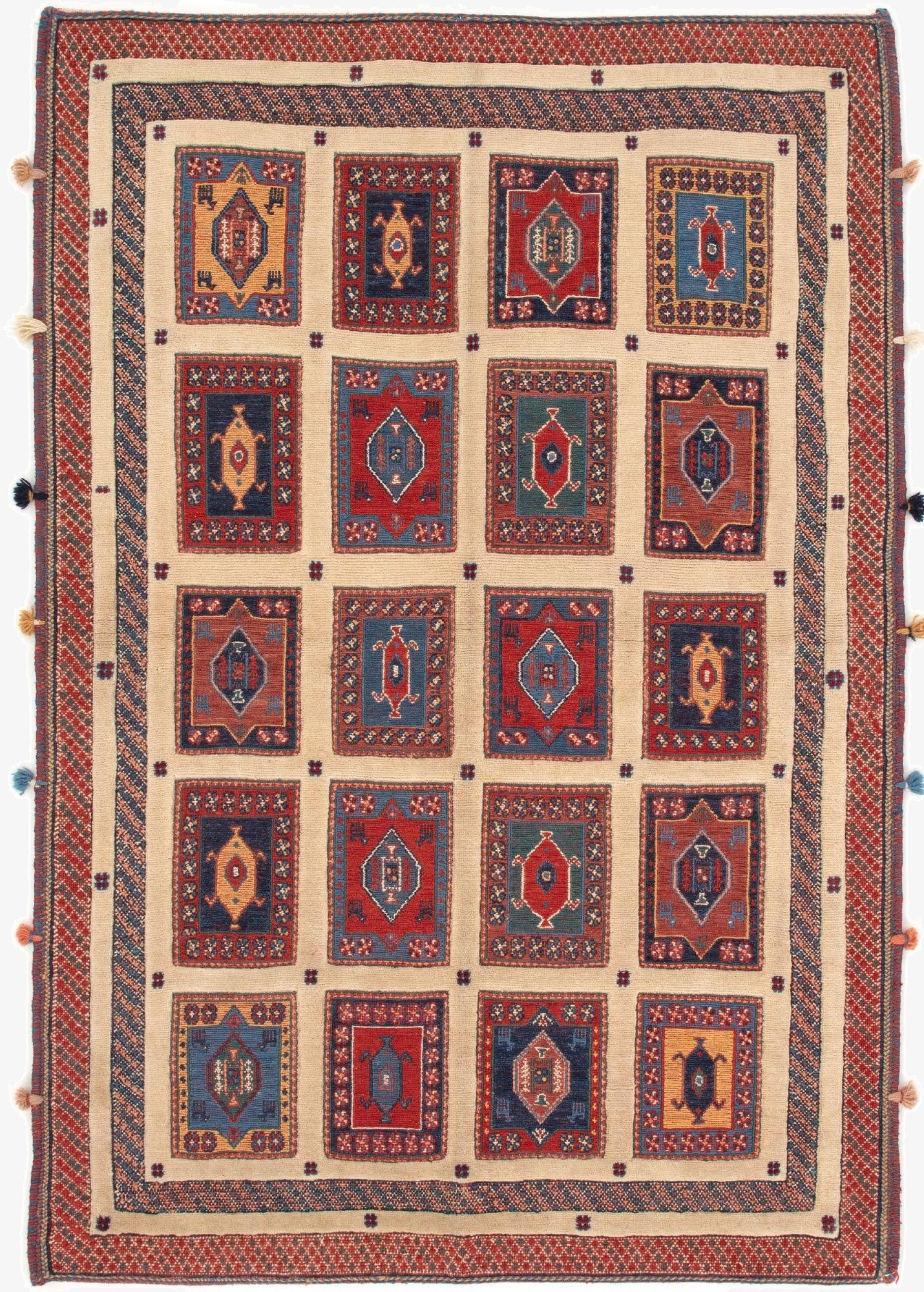  3' 5 x 5' 2 Sumak Kilim Rug