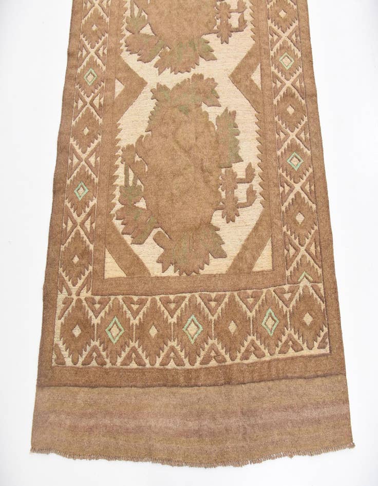 Detail image of  4' x 5' 9  Hand Woven Sumak Wool Rug