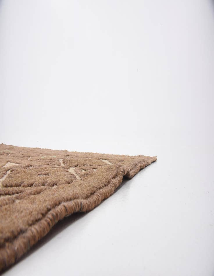 Detail image of  4' x 5' 9  Hand Woven Sumak Wool Rug