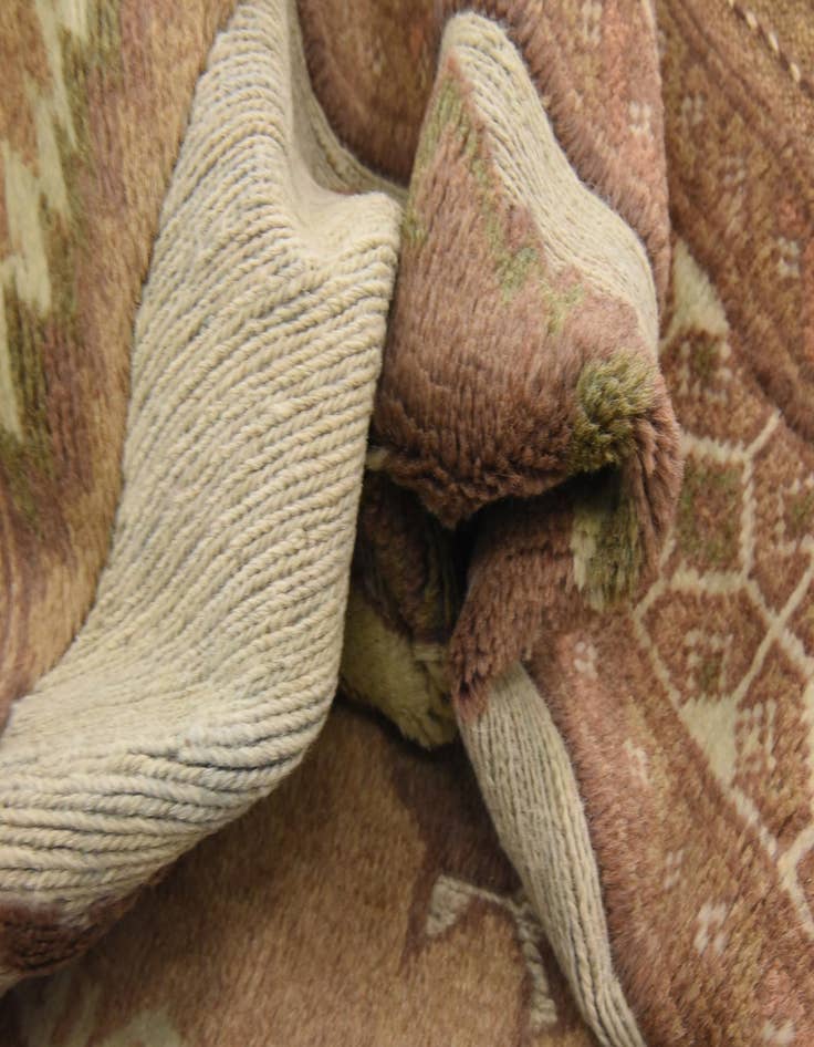 Detail image of  4' x 5' 9  Hand Woven Sumak Wool Rug