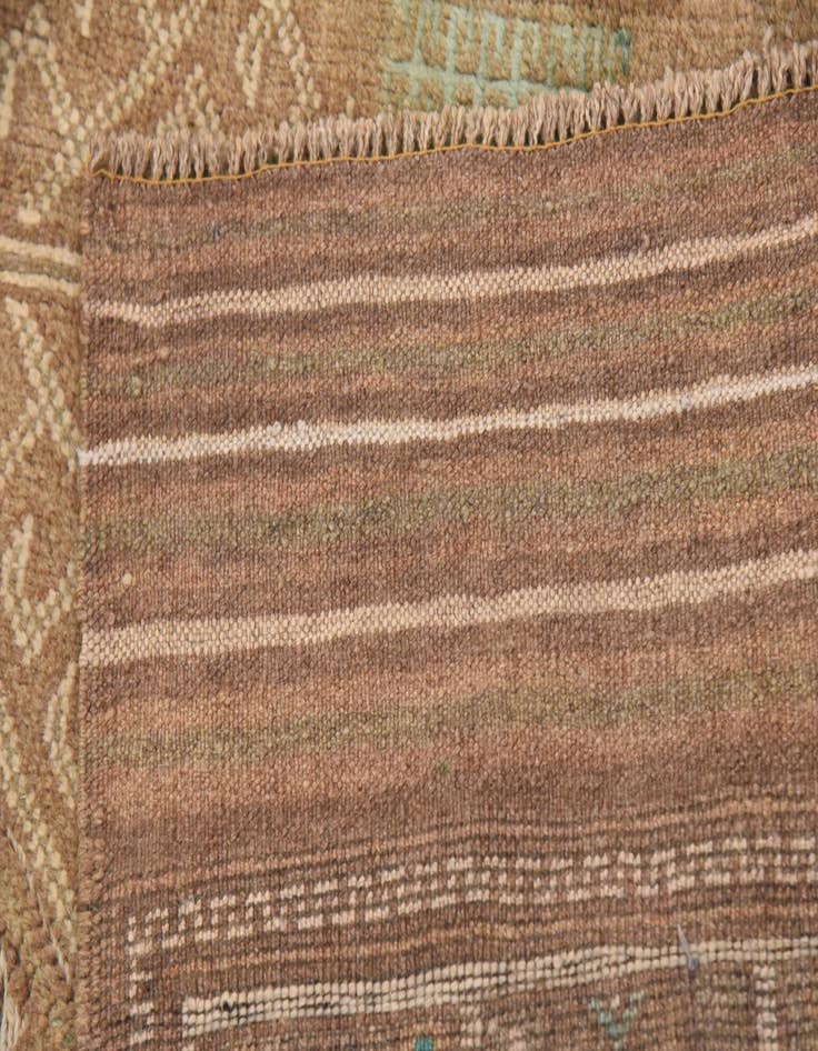 Detail image of  4' x 6' 7  Hand Woven Sumak Wool Rug