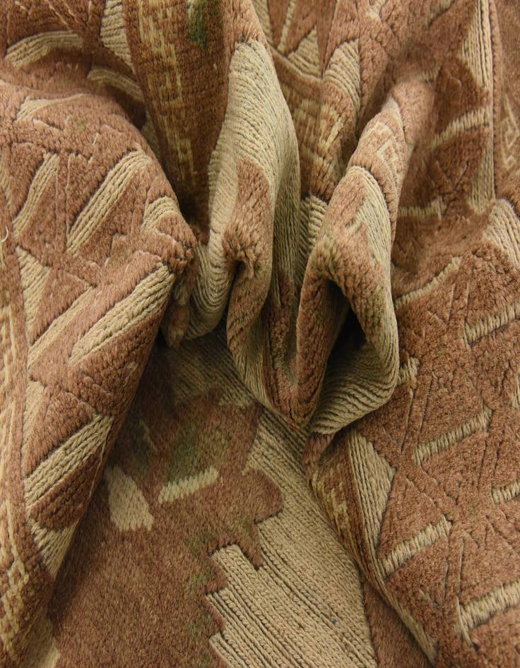 Detail image of  4' 3 x 6' 5  Hand Woven Sumak Wool Rug