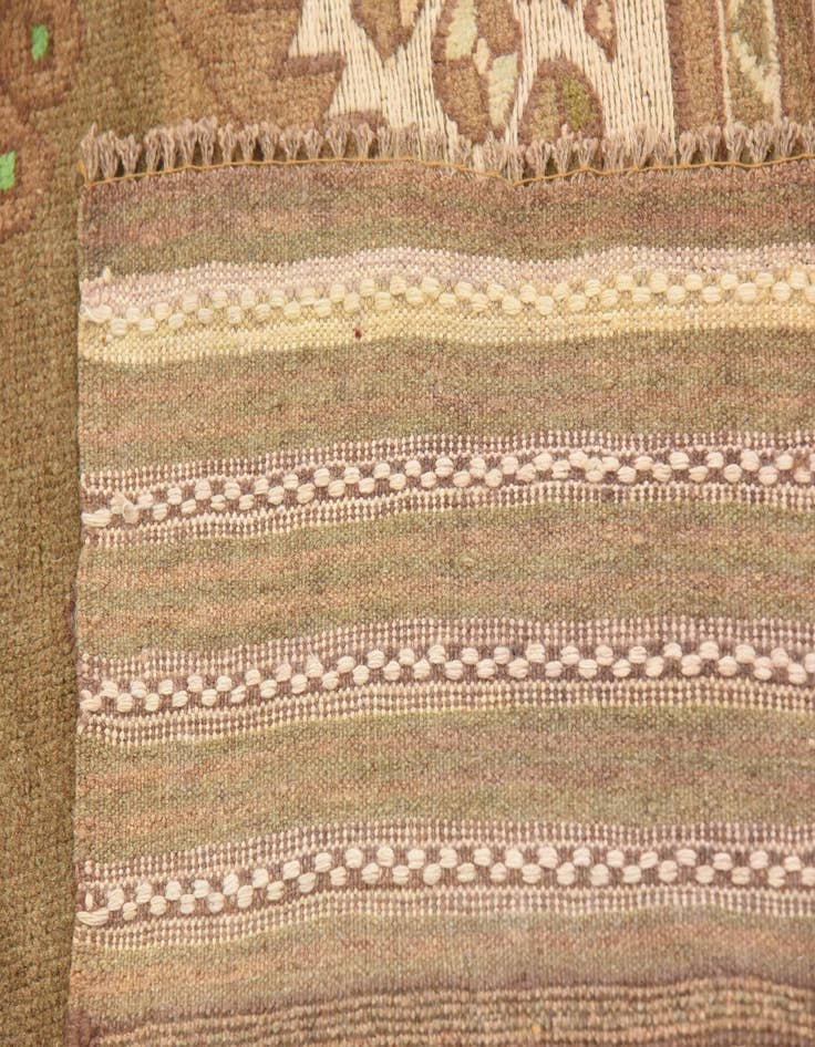 Detail image of  4' x 6' 3  Hand Woven Sumak Wool Rug