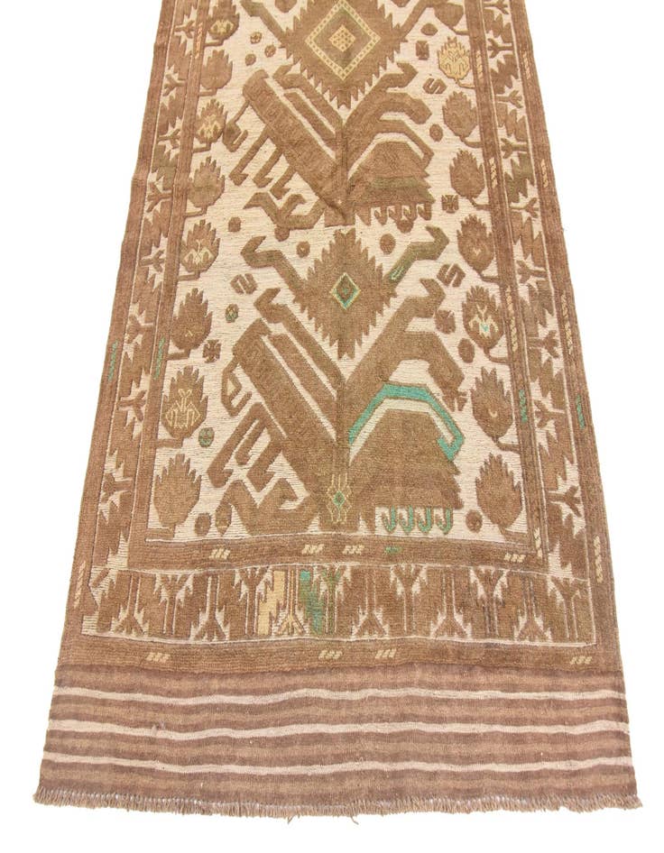 Detail image of  4' 3 x 6' 4  Hand Woven Sumak Wool Rug