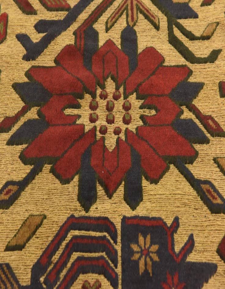 Detail image of  2' 9 x 4' 6  Hand Knotted Sumak Wool Rug