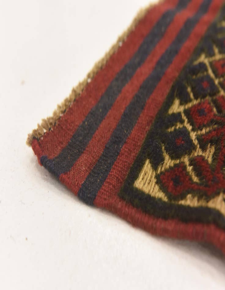 Detail image of  2' 9 x 4' 6  Hand Knotted Sumak Wool Rug