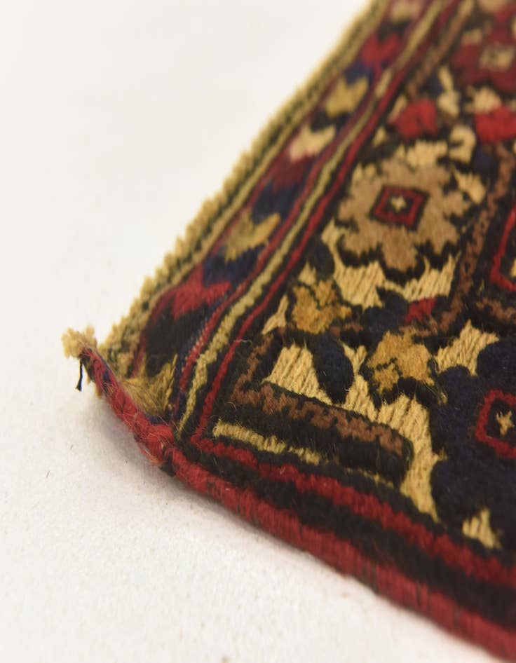 Detail image of  3' 1 x 4' 5  Hand Knotted Sumak Wool Rug