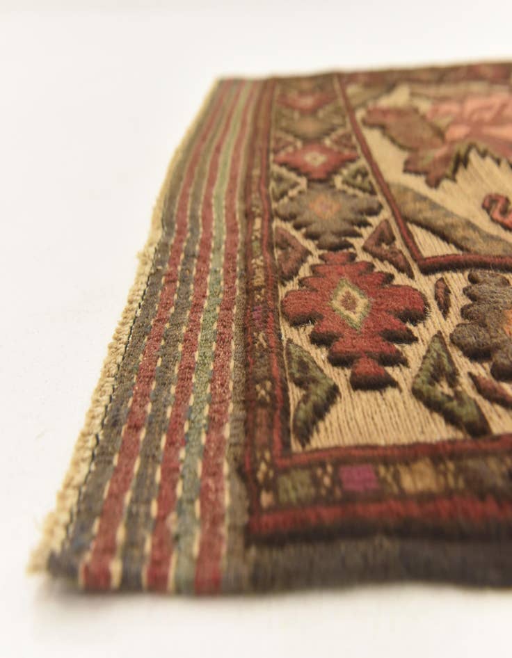 Detail image of  2' 11 x 4' 10  Hand Knotted Sumak Wool Rug