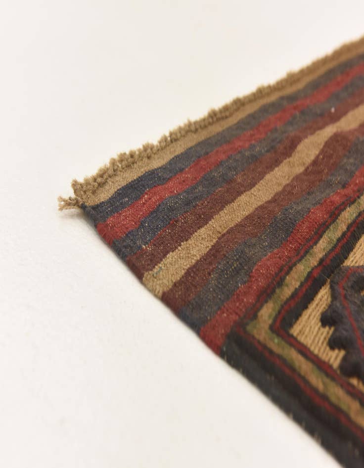 Detail image of  3' 11 x 6'  Hand Knotted Sumak Wool Rug