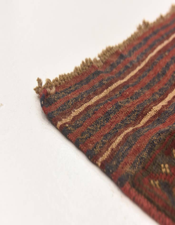 Detail image of 3' 9 x 6' 7 Hand Knotted Sumak Wool Rug