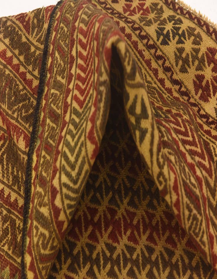 Detail image of  3' 10 x 6' 3  Hand Knotted Sumak Wool Rug