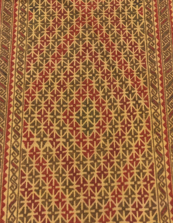 Detail image of  3' 10 x 6' 3  Hand Knotted Sumak Wool Rug