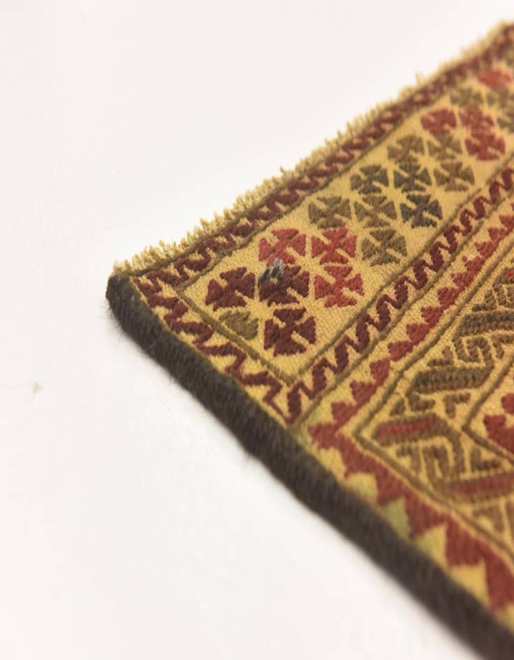 Detail image of  3' 10 x 6' 3  Hand Knotted Sumak Wool Rug