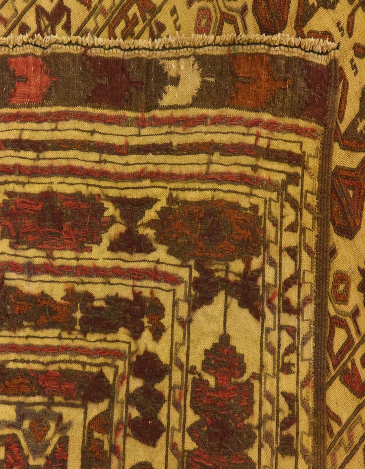 Detail image of  3' 10 x 6' 3  Hand Knotted Sumak Wool Rug