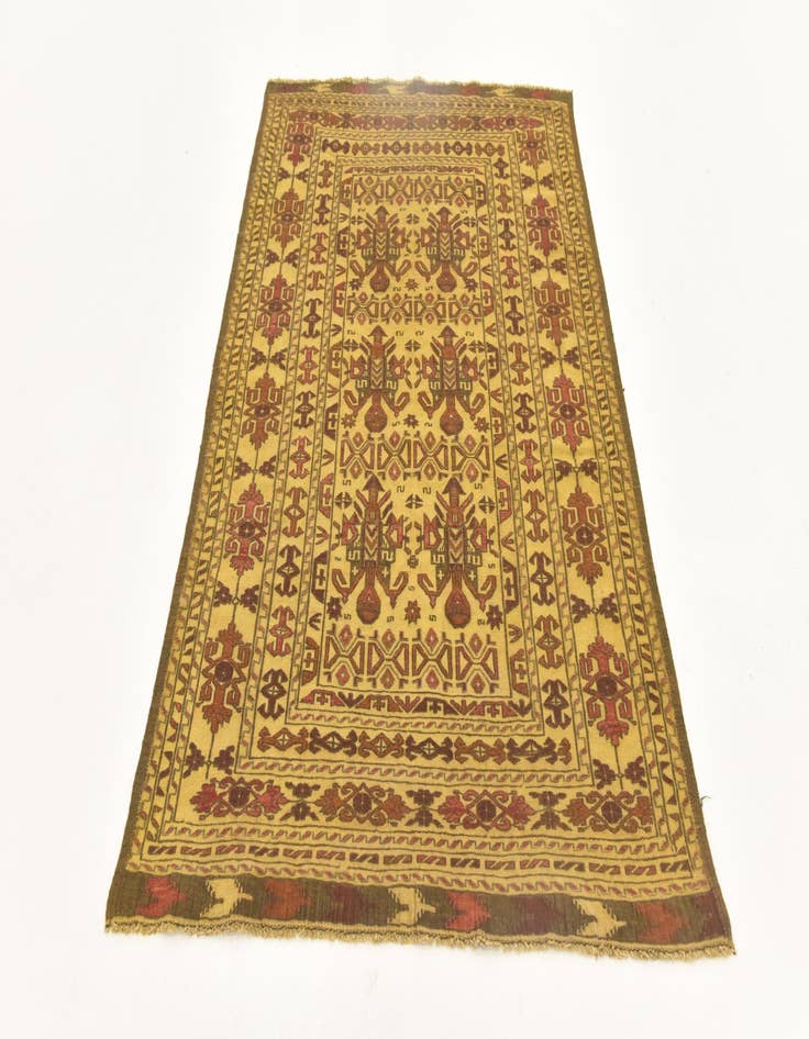 Detail image of  3' 10 x 6' 3  Hand Knotted Sumak Wool Rug