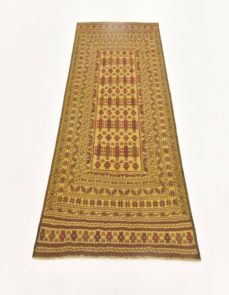 Detail image of  3' 9 x 6' 7  Hand Knotted Sumak Wool Rug