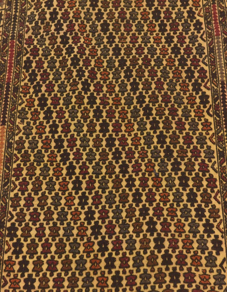 Detail image of  3' 10 x 6' 4  Hand Knotted Sumak Wool Rug