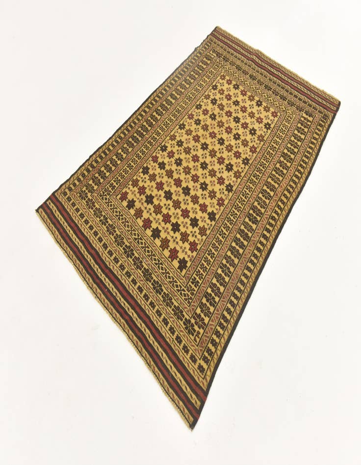 Detail image of  3' 10 x 6' 5  Hand Knotted Sumak Wool Rug