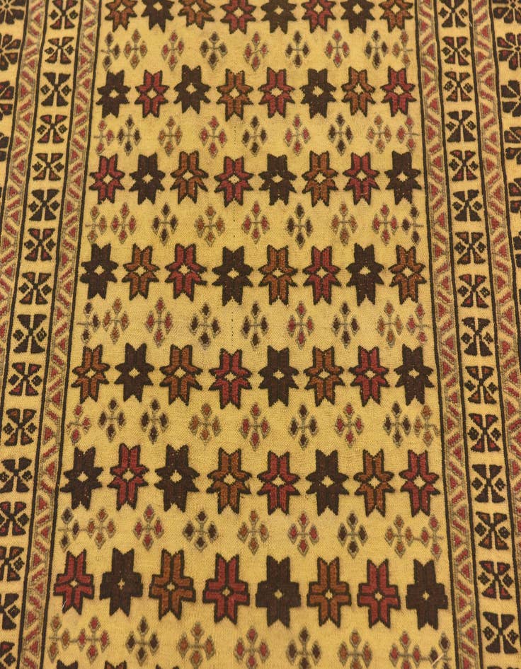 Detail image of  3' 10 x 6' 5  Hand Knotted Sumak Wool Rug