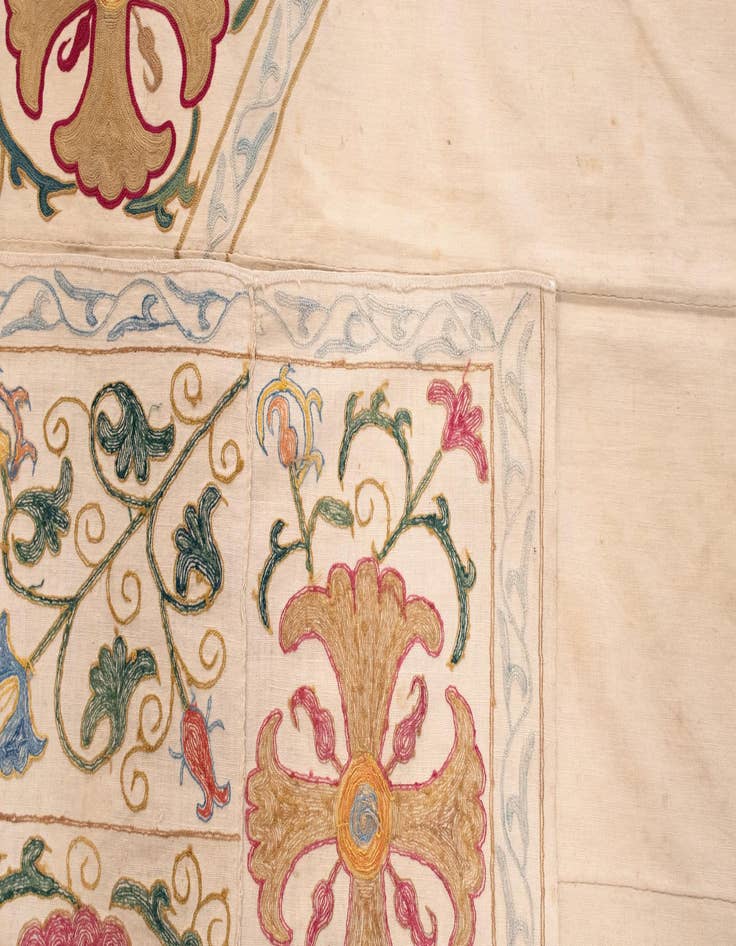 Detail image of  5' 3 x 7' 7 Suzani Rug