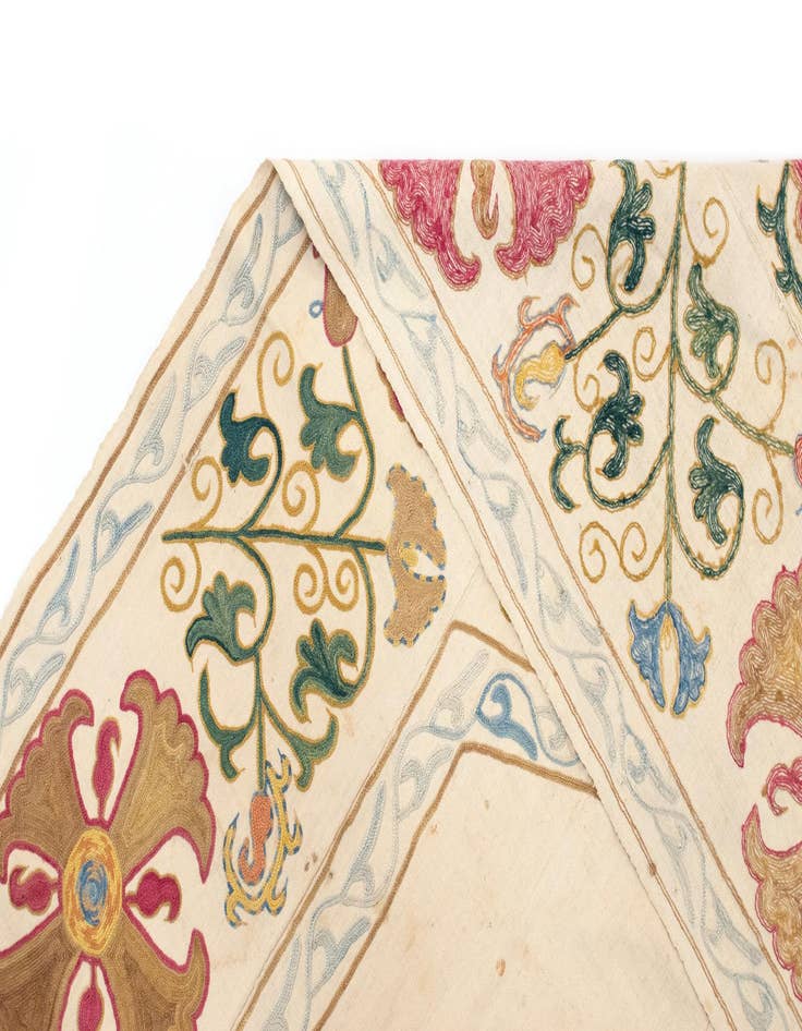 Detail image of  5' 3 x 7' 7 Suzani Rug