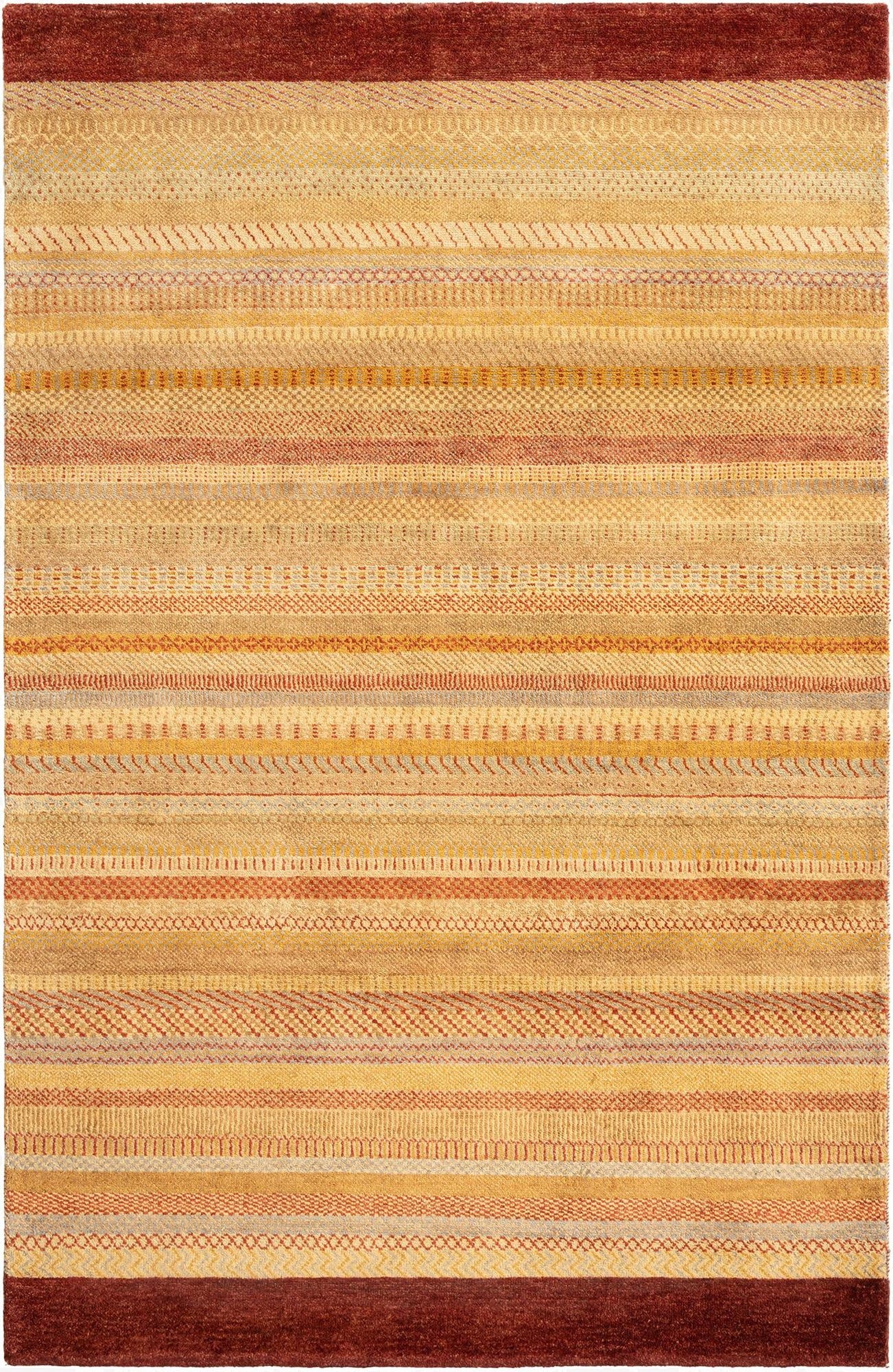  4' x 6' 2 Tabiibaft Wool Rug