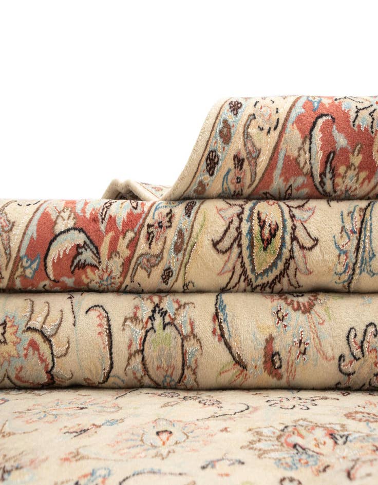 Detail image of  7' 10 x 11' 3 Tabriz Wool Rug