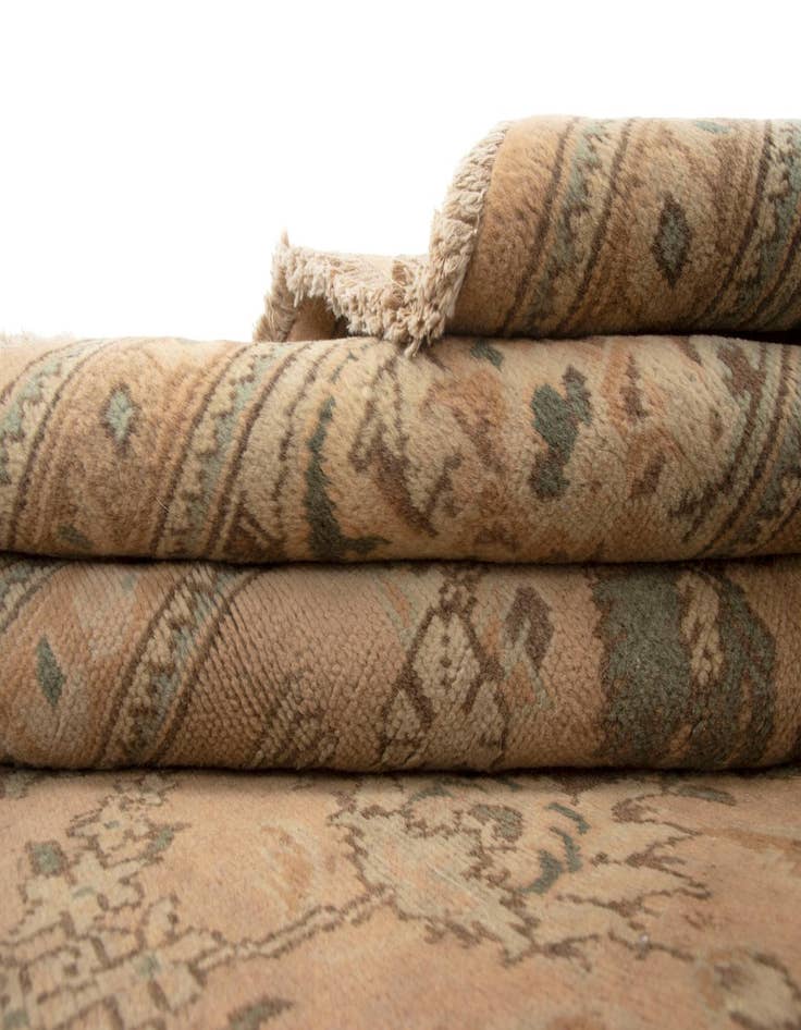 Detail image of  6' 7 x 9' 6  Hand Knotted Tabriz Persian Wool Rug