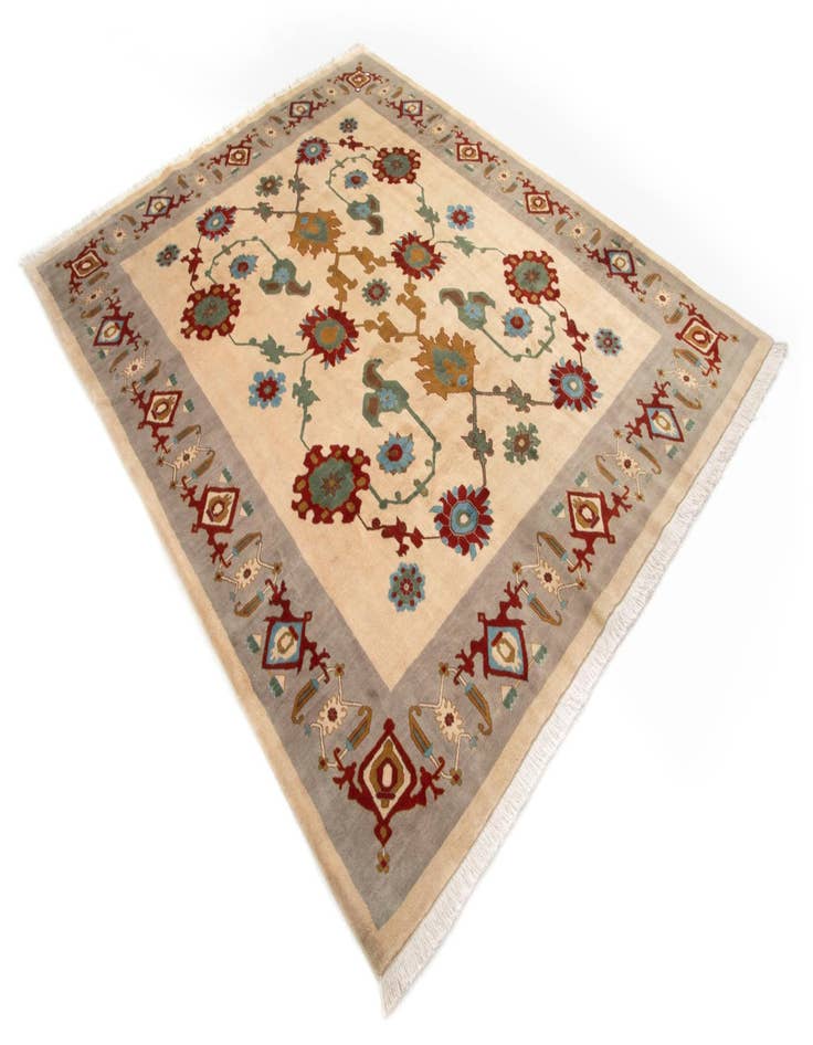 Detail image of  8' 2 x 9' 11  Hand Knotted Tabriz Wool Rug