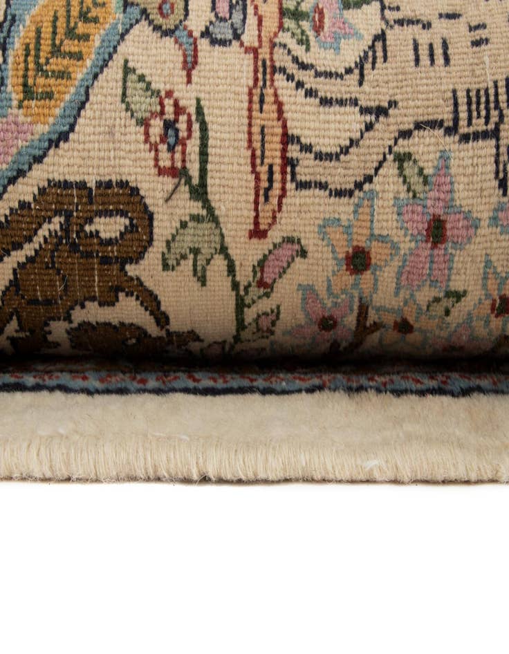 Detail image of  3' 2 x 5' 1  Hand Knotted Tabriz Persian Wool Rug