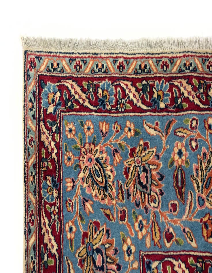 Detail image of  7' 3 x 9' 9  Hand Knotted Tabriz Persian Wool Rug