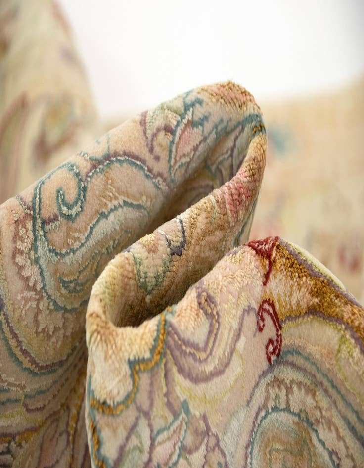 Detail image of  8' x 11' 4  Hand Knotted Tabriz Persian Rug