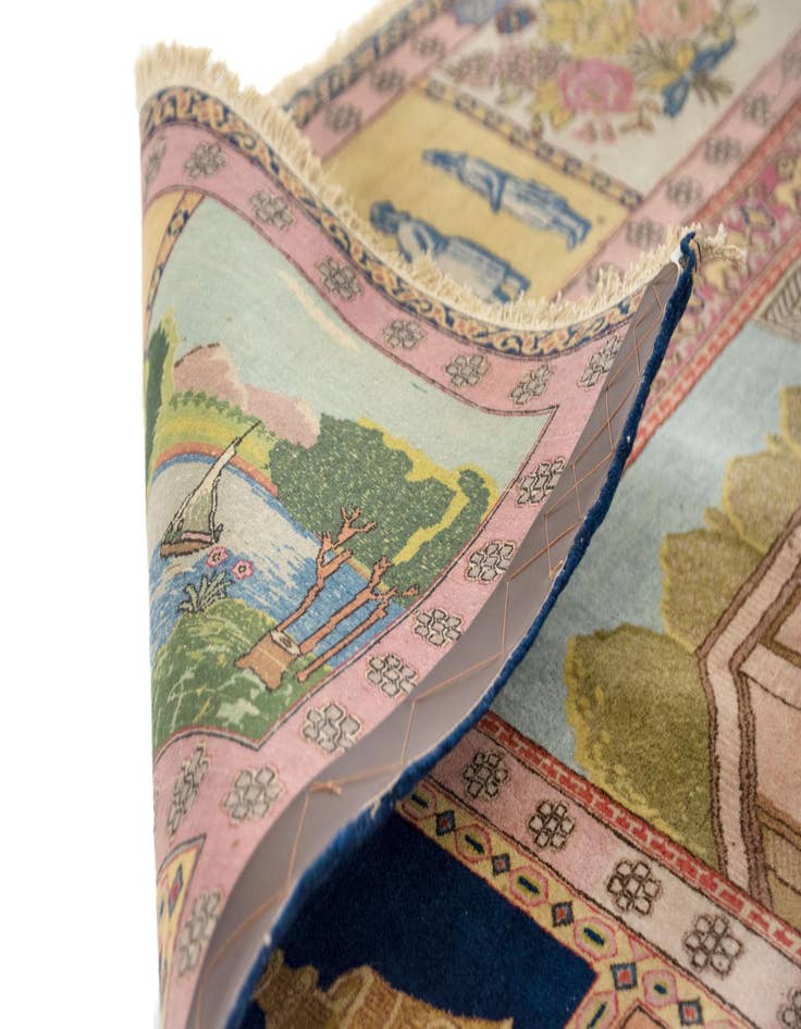 Detail image of  6' 11 x 9' 1  Hand Knotted Tabriz Persian Rug