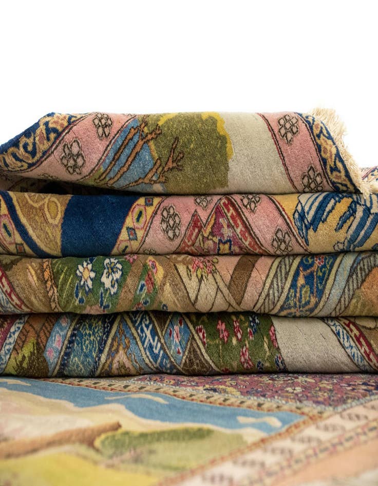 Detail image of  6' 11 x 9' 1  Hand Knotted Tabriz Persian Rug