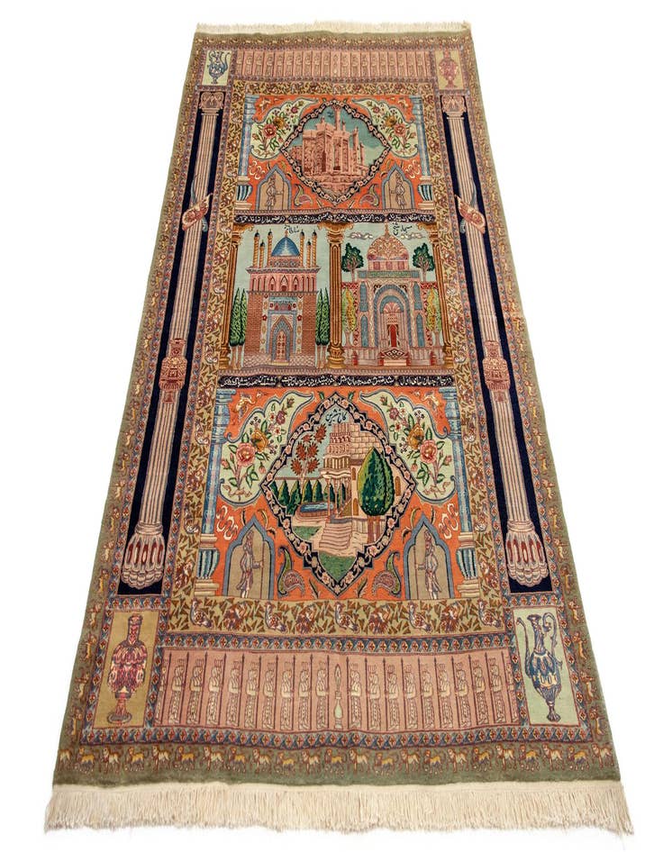 Detail image of  5' 8 x 8' 8  Hand Knotted Tabriz Persian Rug