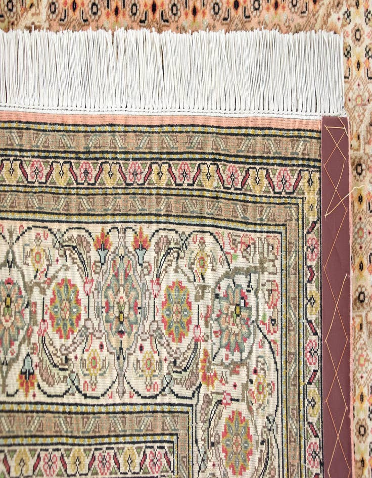 Detail image of  4' 9 x 6' 4  Hand Knotted Tabriz Rug