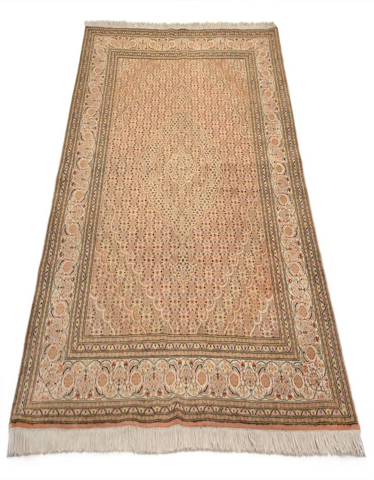 Detail image of  4' 9 x 6' 4  Hand Knotted Tabriz Rug