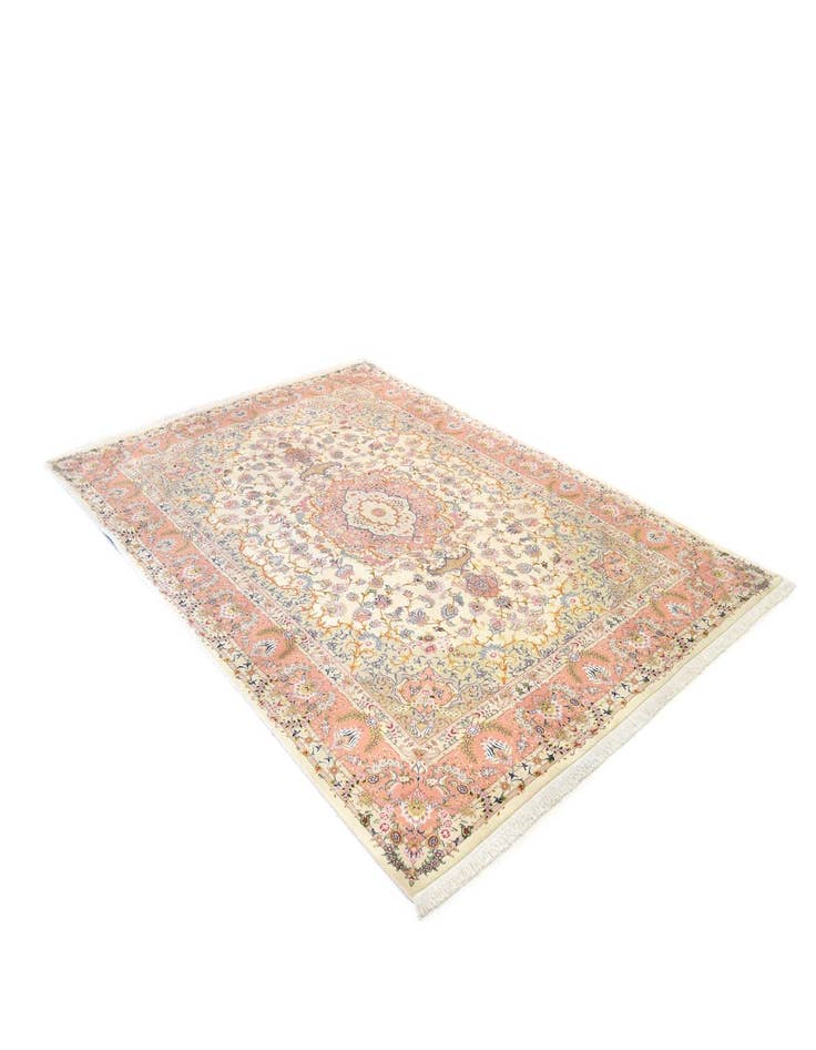 Detail image of  8' 3 x 11' 4  Hand Knotted Tabriz Wool Rug