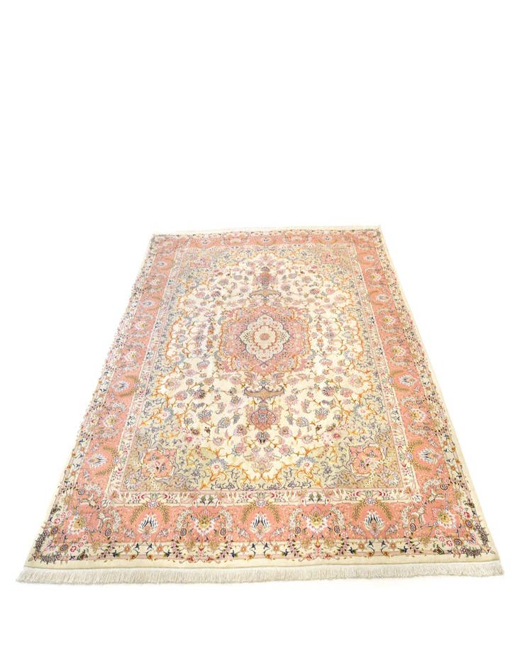 Detail image of  8' 3 x 11' 4  Hand Knotted Tabriz Wool Rug