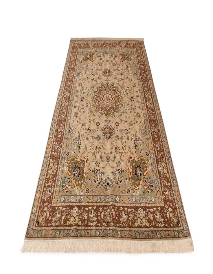 Detail image of  6' 7 x 10'  Hand Knotted Tabriz Persian Rug