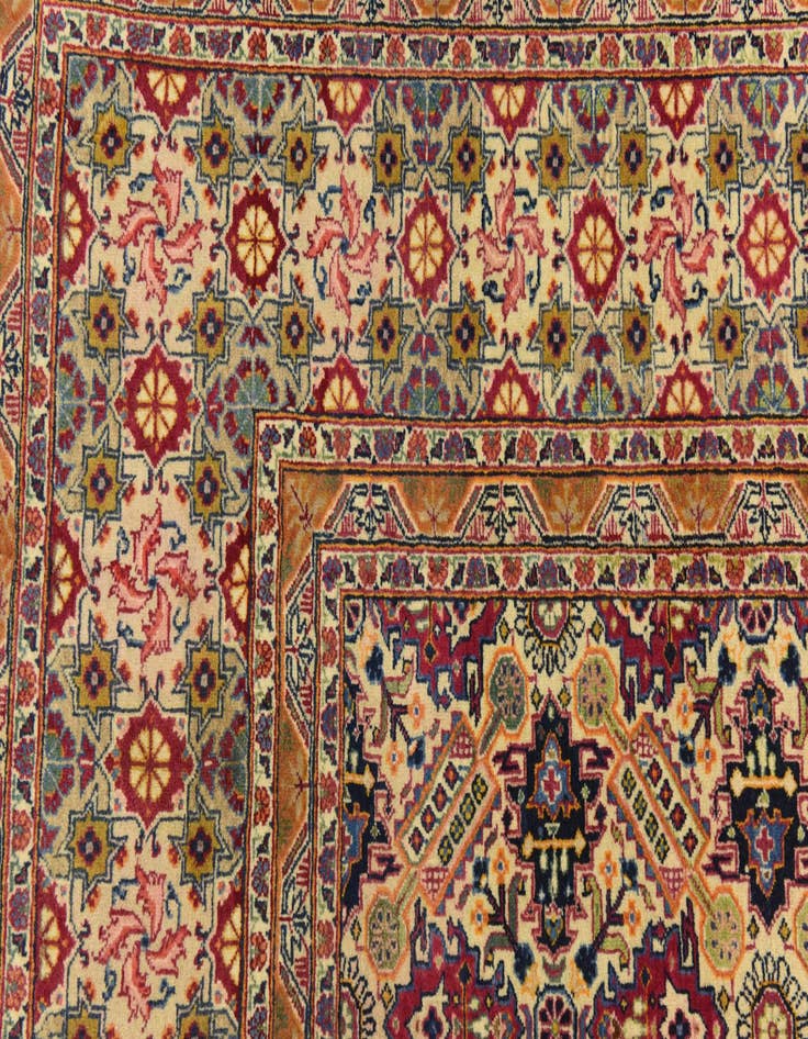 Detail image of  7' x 10' 9  Hand Knotted Tabriz Persian Rug